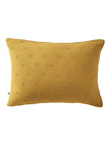 Taie d'oreiller gaze de coton Gaïa Boho