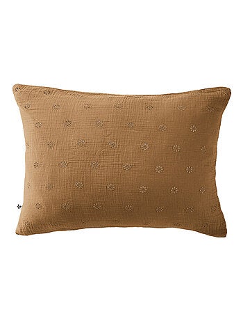 Taie d'oreiller gaze de coton Gaïa Boho