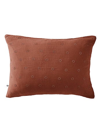 Taie d'oreiller gaze de coton Gaïa Boho