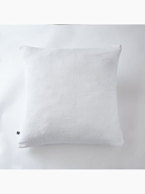 Taie d’Oreiller Brodée – Gaze de Coton – Gaïa Boho - Kiabi Taie d’Oreiller Brodée – Gaze de Coton – Gaïa Boho - Kiabi