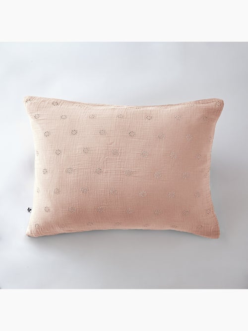 Taie d’oreiller brodée – gaze de coton – gaïa boho - Kiabi Taie d’oreiller brodée – gaze de coton – gaïa boho - Kiabi
