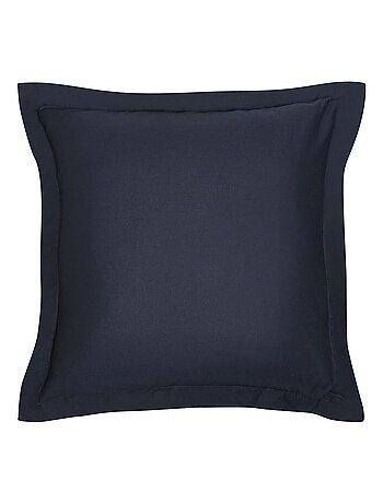 Taie d'oreiller carrée à volant plat - 100% coton BIO