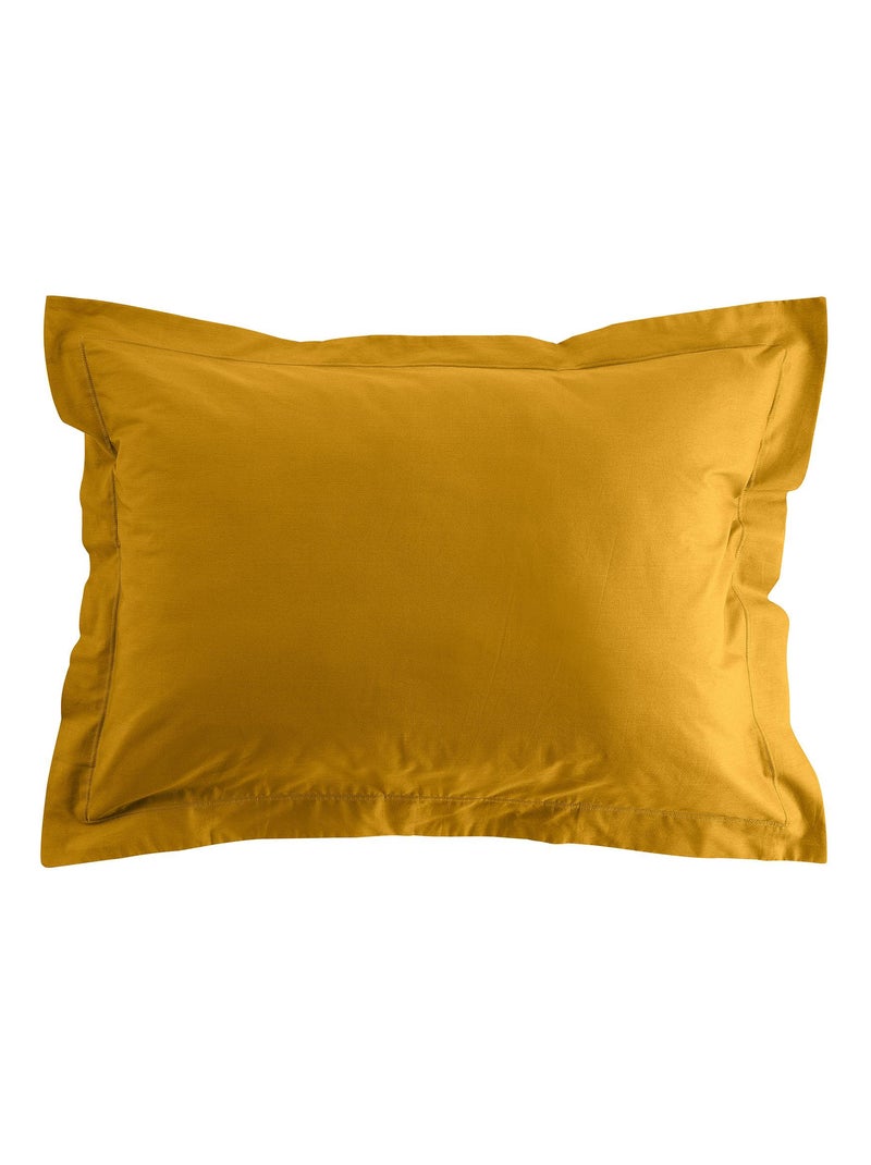 Taie d'oreiller Collection Bioline Jaune foncé - Kiabi