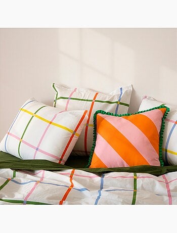 Taie d'oreiller Color lines "Happyfriday