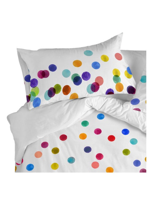 Taie d'oreiller Confetti "Happyfriday" - Kiabi