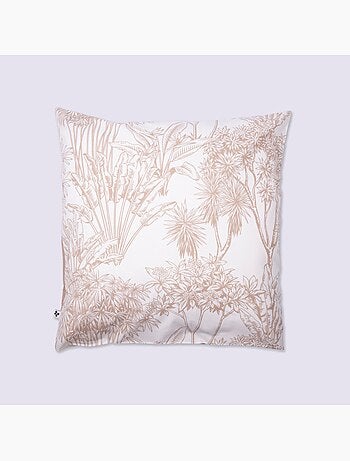 Taie d'oreiller coton à fleurs