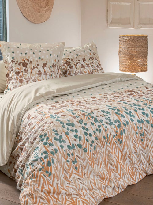 Taie d’oreiller coton floral - Kiabi