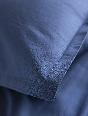 Taie d'oreiller coton lavé