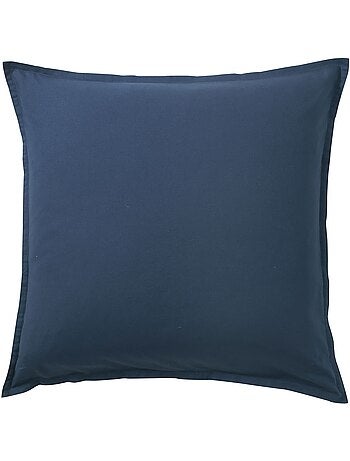 Taie d'oreiller coton lavé