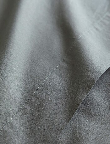 Taie d'oreiller coton lavé