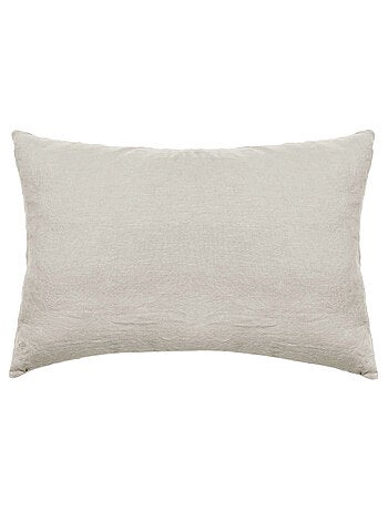 Taie d'oreiller coton lavé PALACE