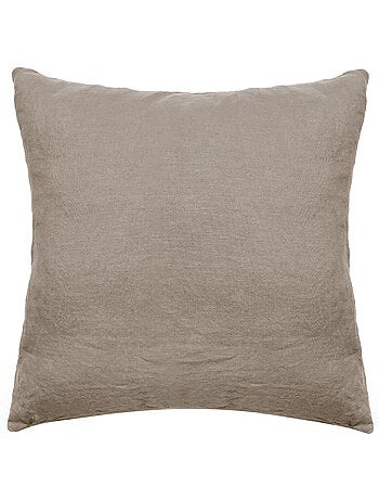 Taie d'oreiller coton lavé PALACE