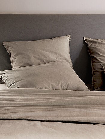 Taie d'oreiller coton lavé PALACE