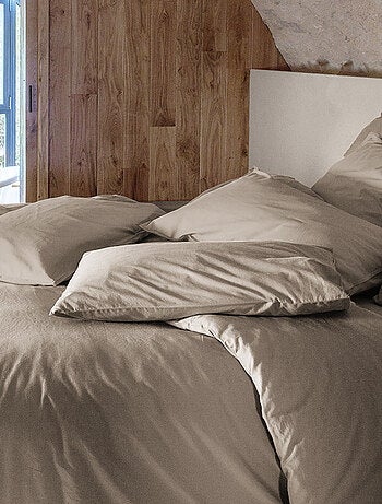 Taie d'oreiller coton lavé PALACE