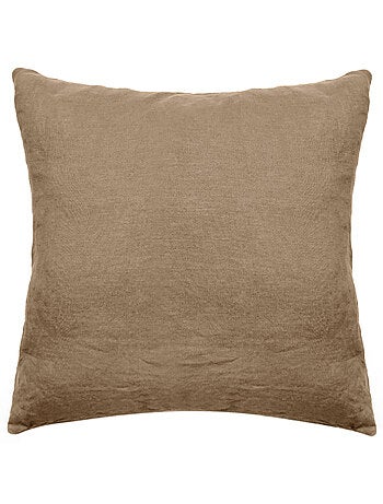 Taie d'oreiller coton lavé PALACE