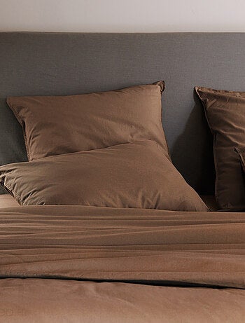 Taie d'oreiller coton lavé PALACE