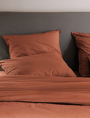 Taie d'oreiller coton lavé PALACE