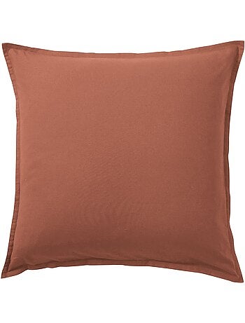 Taie d'oreiller coton lavé