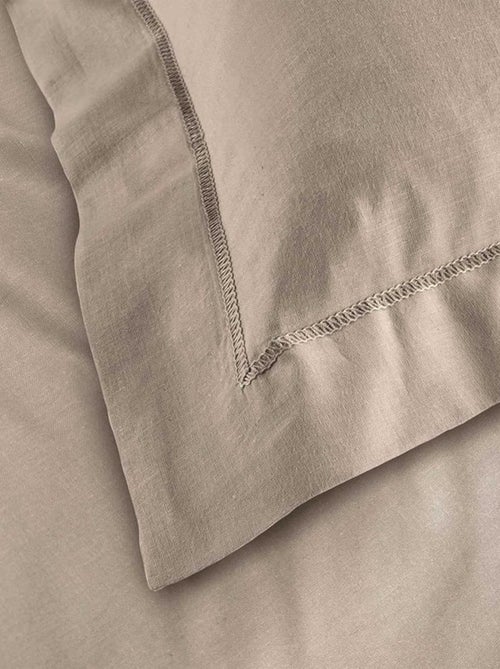 Taie d'oreiller Coton LINA PROMO LINGE - Kiabi