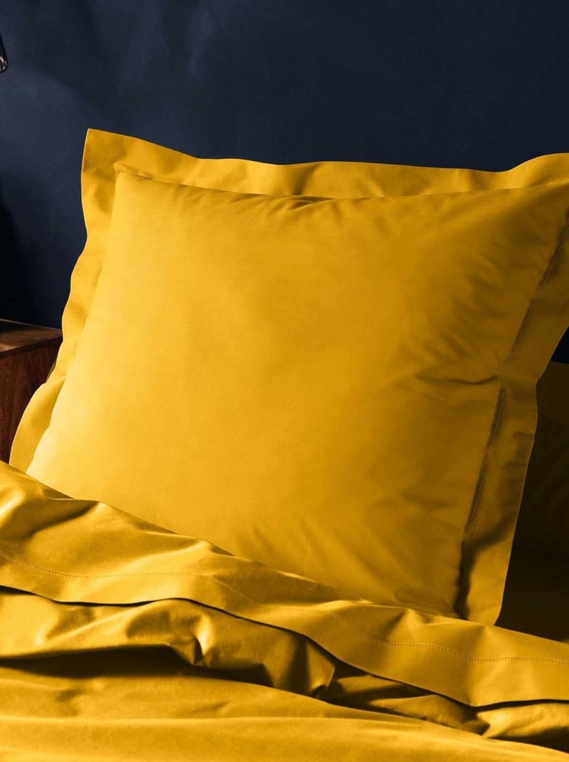 Taie d'oreiller Coton LINA PROMO LINGE Bleu - Kiabi