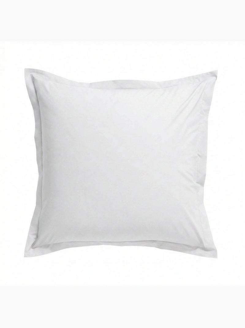 Taie d'oreiller coton percale Blanc - Kiabi