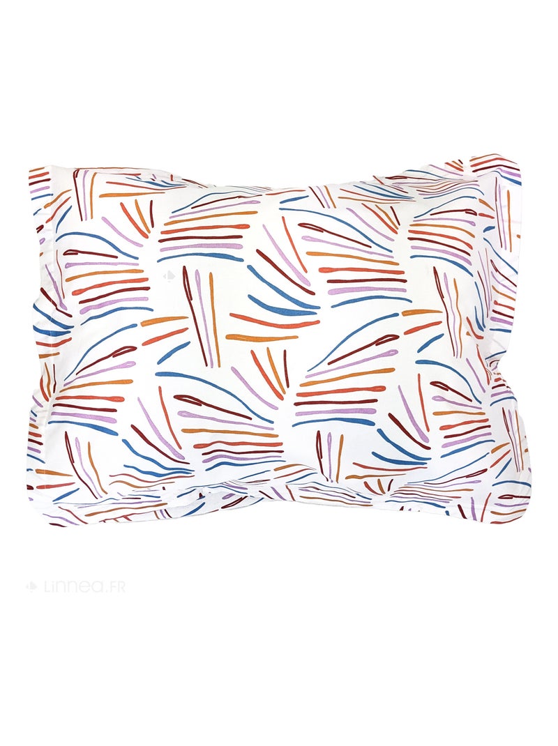 Taie d'oreiller coton PERROQUET Multicolore - Kiabi