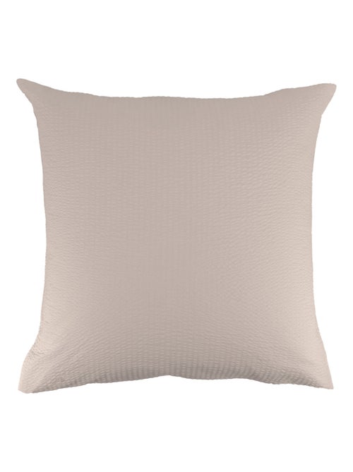 Taie d'oreiller coton POPPY effet gaufré Seersucker - Kiabi