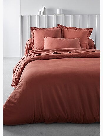 Taie d'oreiller coton unie - Afibel