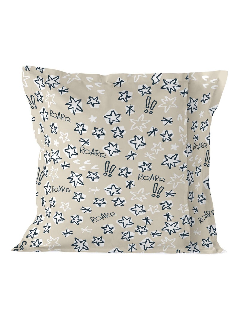 Taie d'oreiller Dino friends "Happyfriday" Blanc - Kiabi