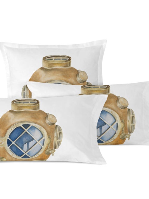 Taie d'oreiller Diving suit "Happyfriday" - Kiabi