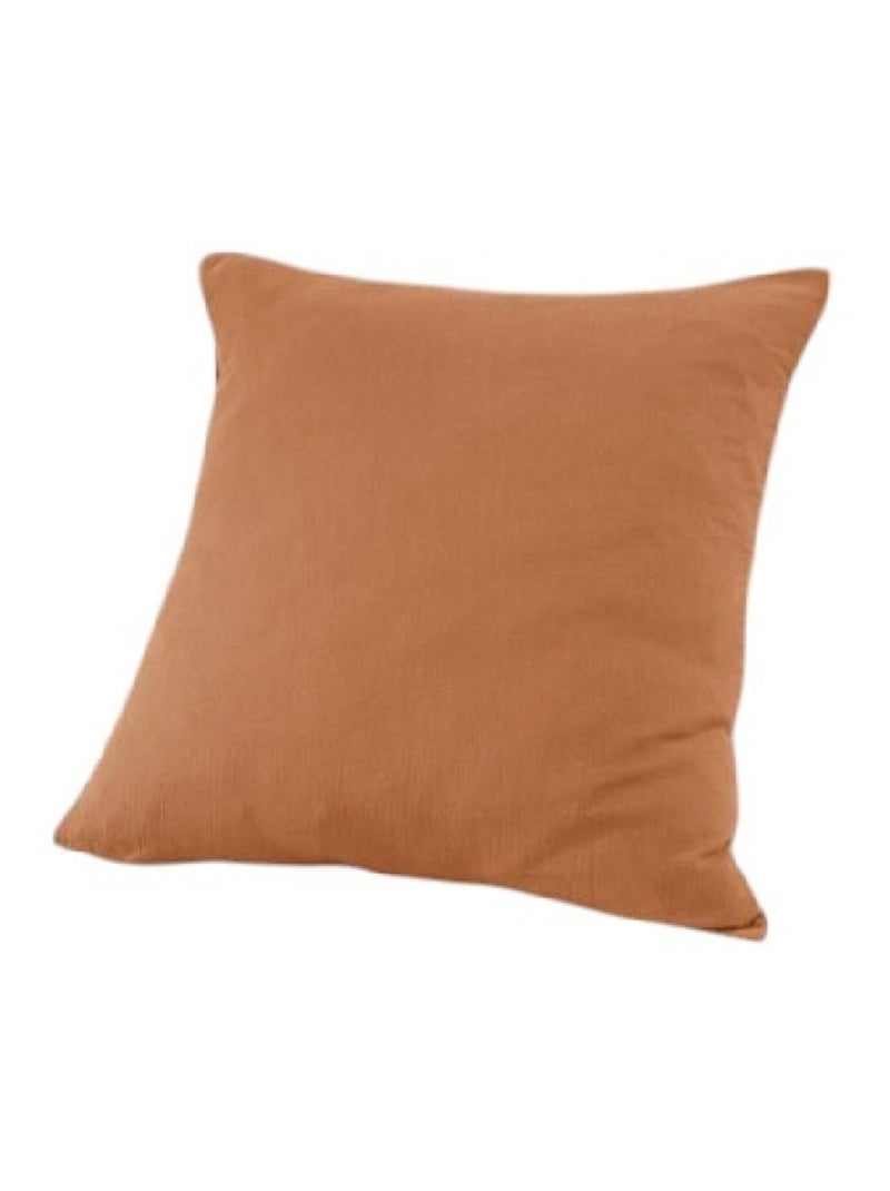Taie d'oreiller Double Gaze Coton Collection Gaia Beige foncé - Kiabi