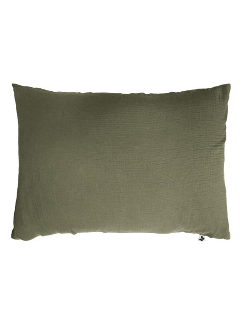 Taie d'oreiller Double Gaze Coton Collection Gaia - Kiabi