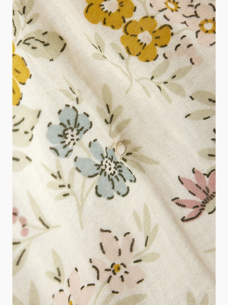 Taie d'Oreiller Double Gaze de Coton 125 g/m² Beige - Kiabi