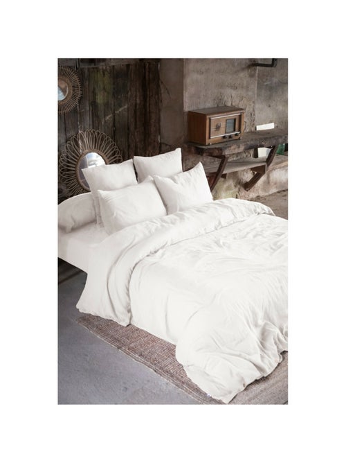 Taie d’Oreiller – Double Gaze de Coton – Gaïa Minuit - Kiabi