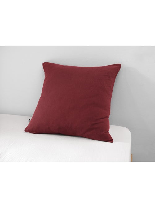 Taie d’Oreiller – Double Gaze de Coton – Gaïa Minuit - Kiabi