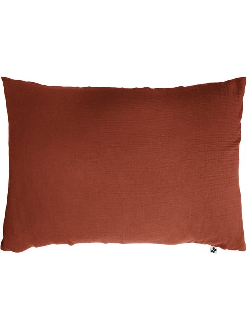 Taie d’Oreiller – Double Gaze de Coton – Gaïa Minuit - Kiabi