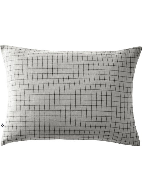 Taie d'oreiller double gaze de coton Gaia Mixe - Kiabi