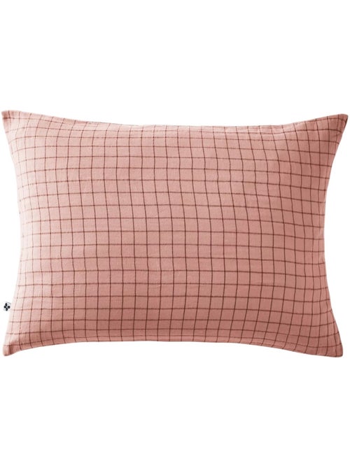 Taie d'oreiller double gaze de coton Gaia Mixe - Kiabi