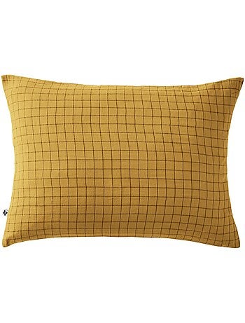 Taie d'oreiller double gaze de coton Gaia Mixe