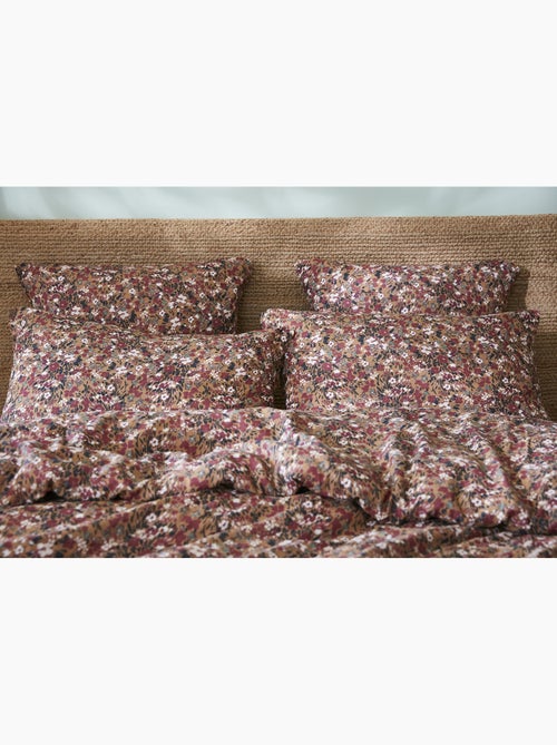 Taie d’oreiller – double gaze de coton imprimée capucine - Kiabi Taie d’oreiller – double gaze de coton imprimée capucine - Kiabi