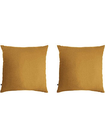 Taie d'oreiller double gaze (lot de 2)