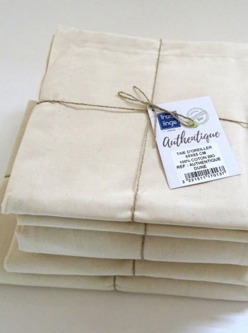 Taie d'oreiller en 100% coton biologique - Kiabi