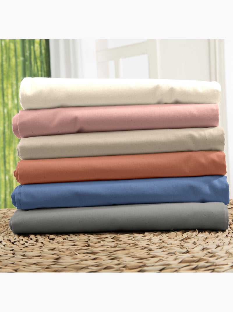 Taie d'oreiller en 100% coton biologique Bleu - Kiabi