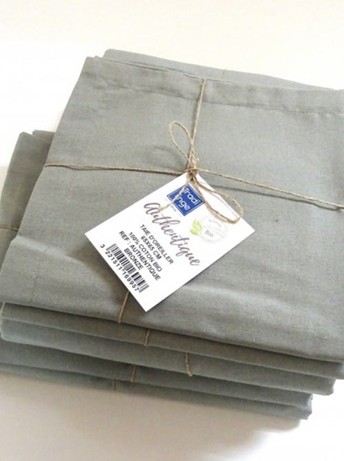 Taie d'oreiller en 100% coton biologique - Kiabi