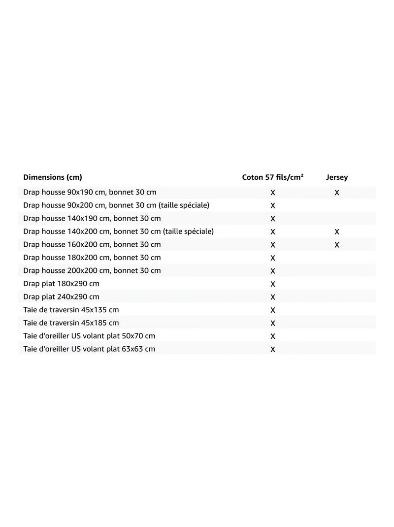 Taie d'oreiller en coton 57 fils UNI, par Soleil d'ocre Marron - Kiabi