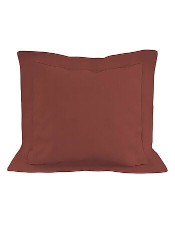 Taie d'oreiller en coton 57 fils UNI, par Soleil d'ocre
