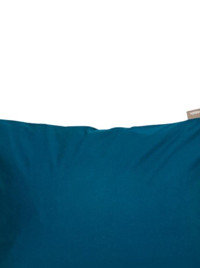 Taie d'oreiller en coton bio bleu nuit (40 x 60 cm) Bleu - Kiabi