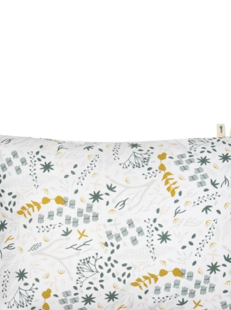 Taie d'oreiller en coton bio Yukari (40 x 60 cm) Jaune - Kiabi
