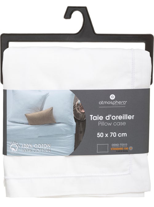 Taie d'oreiller en coton CARINA - Kiabi