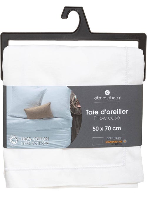 Taie d'oreiller en coton CARINA - Kiabi